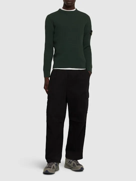 Stone Island   Wool crewneck sweater 