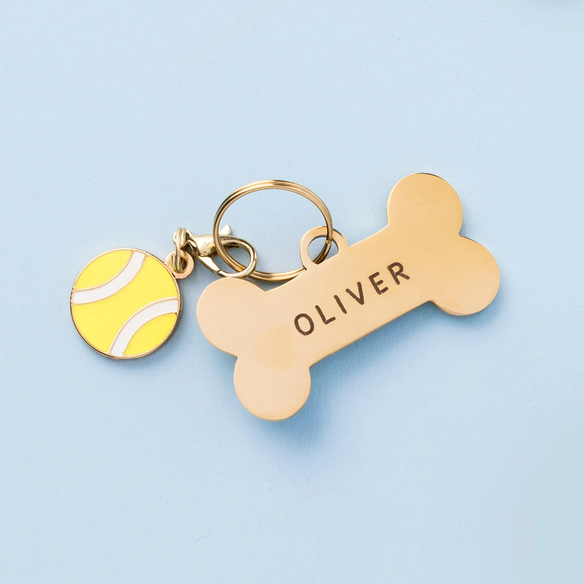 Tennis Ball Collar Charm