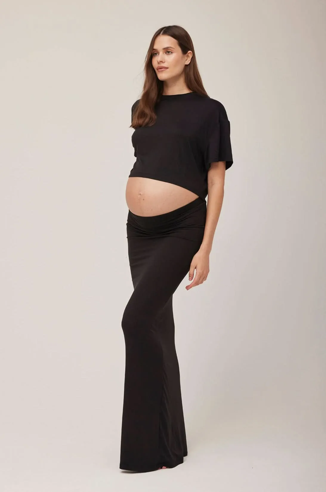 The Long Maternity Skirt