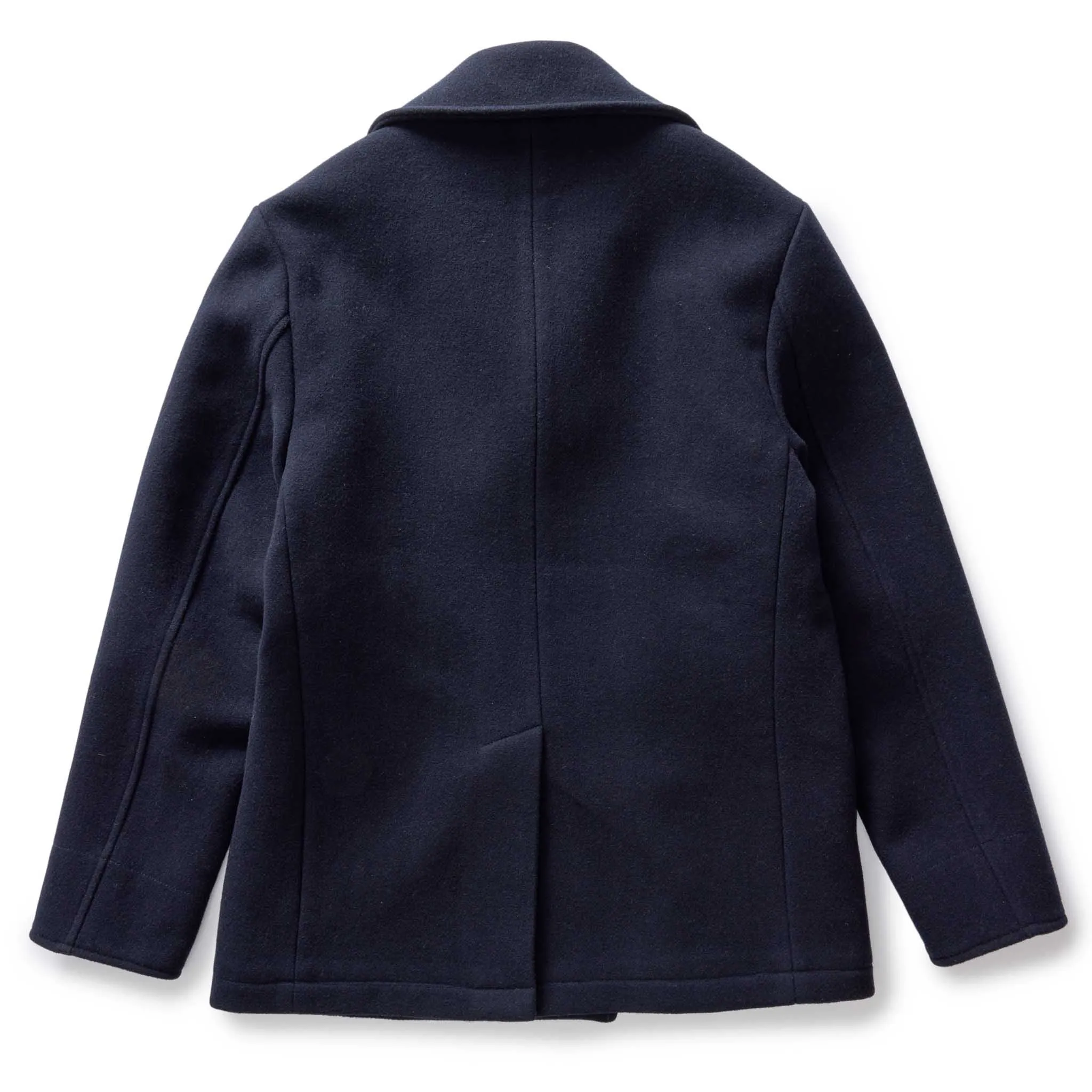 The Mariner Coat in Dark Navy Wool