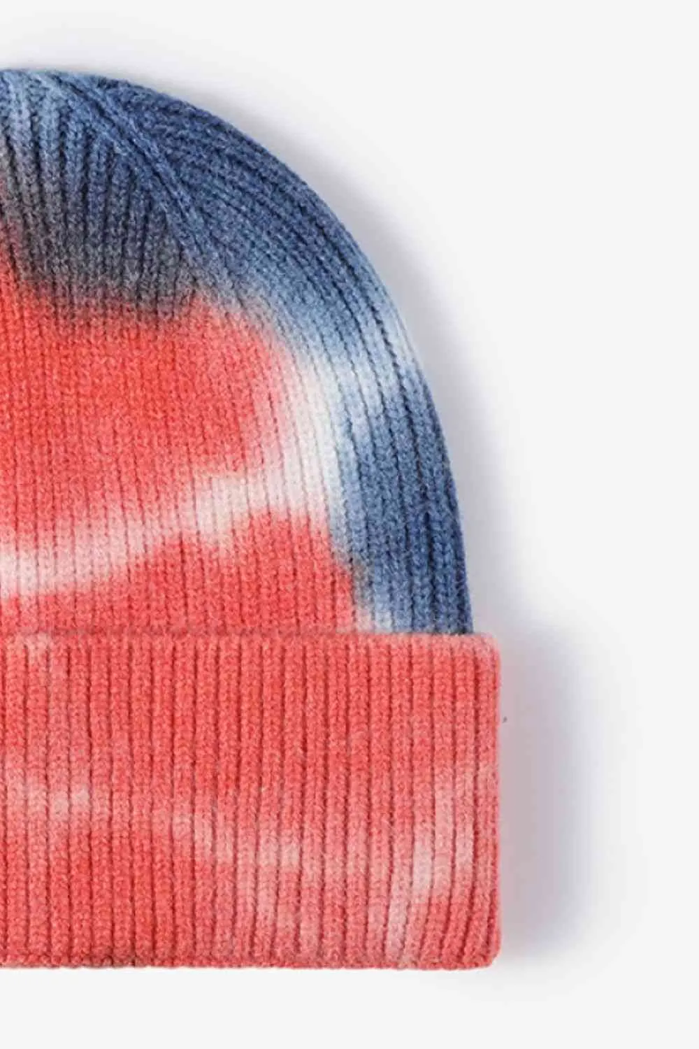 Tie-Dye Cuffed Knit Beanie