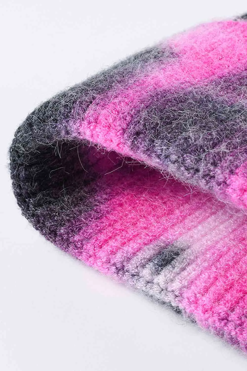 Tie-Dye Cuffed Knit Beanie