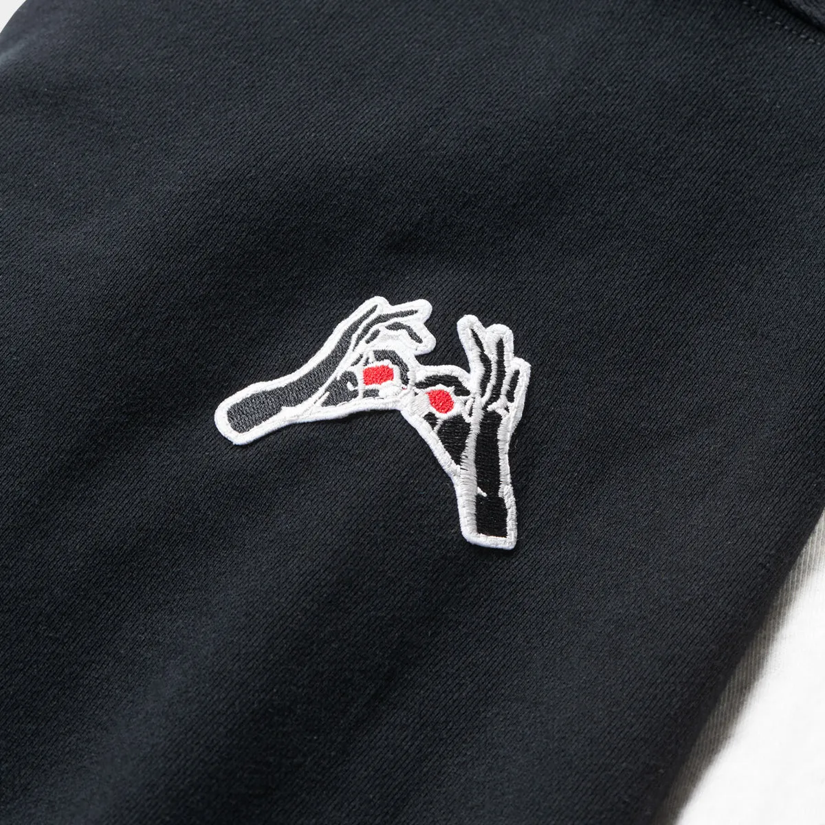 TIGHTBOOTH® × KILLER BONG™ F○CKER HOODIE (Black×Ash)