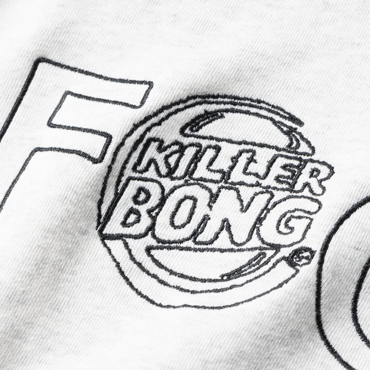 TIGHTBOOTH® × KILLER BONG™ F○CKER HOODIE (Black×Ash)