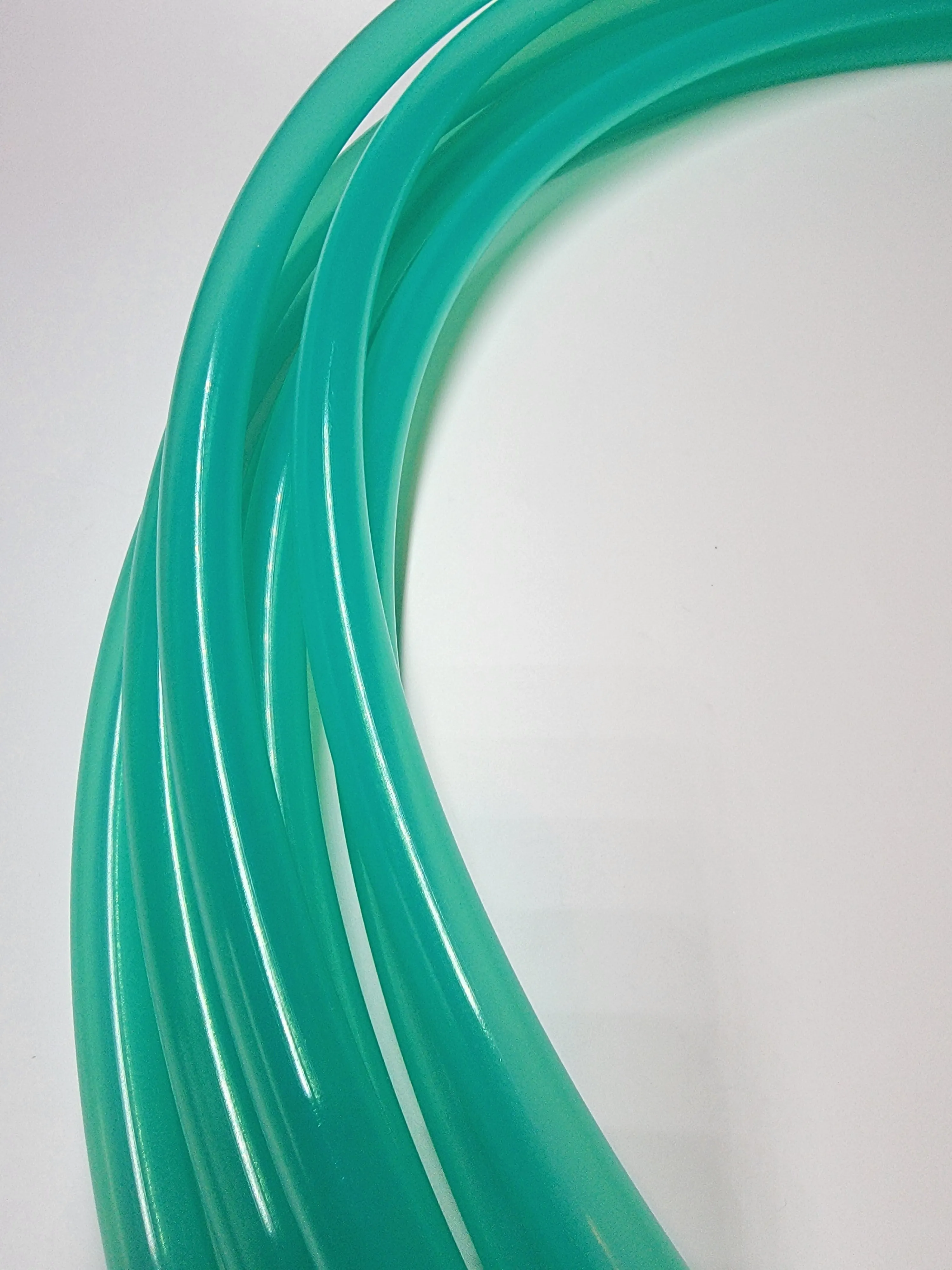 Translucent teal Polypro Bare Hoop 5/8