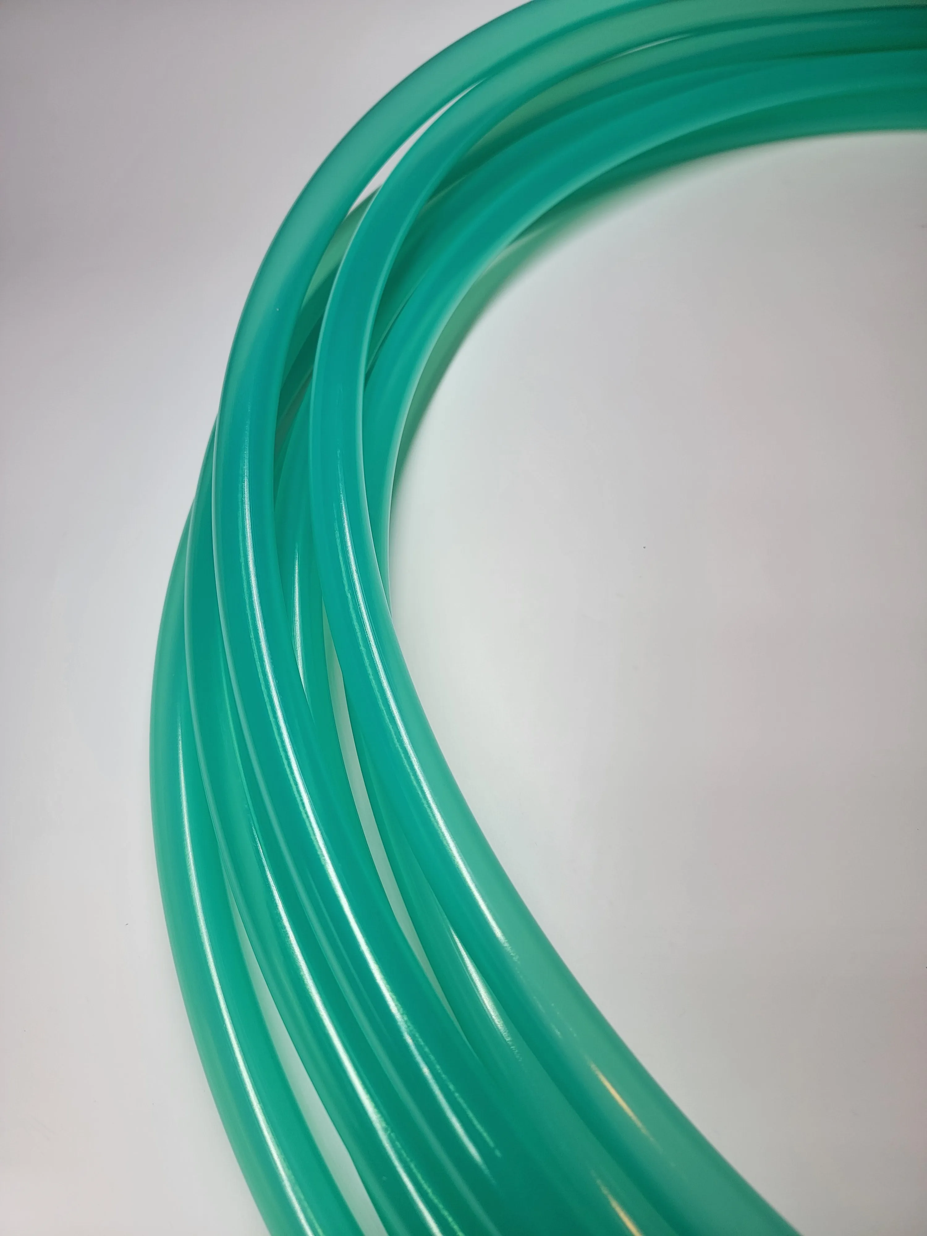 Translucent teal Polypro Bare Hoop 5/8