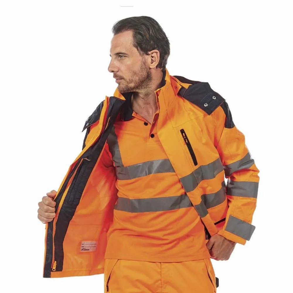 U-POWER BACKER HI-VIS WATERPROOF PARKA