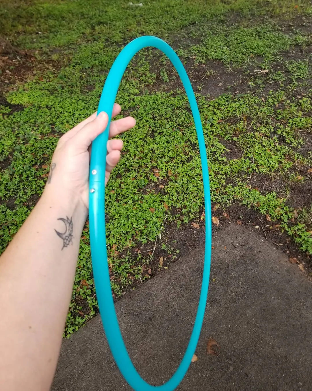 UV Aqua Seaglass Polypro Bare Hoop 3/4