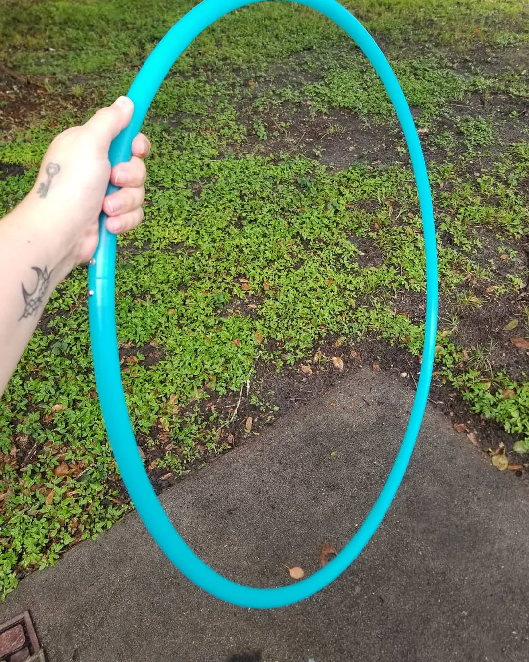 UV Aqua Seaglass Polypro Bare Hoop 3/4