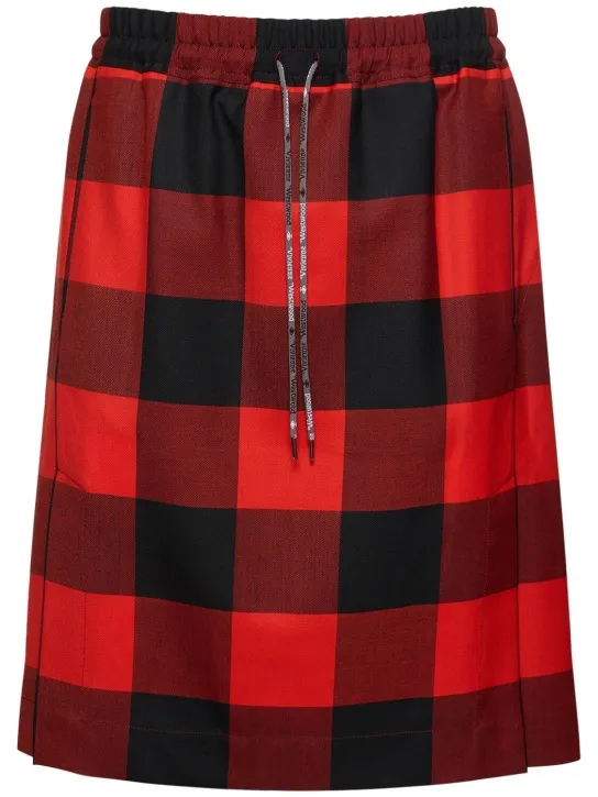 Vivienne Westwood   Checked wool kilt 