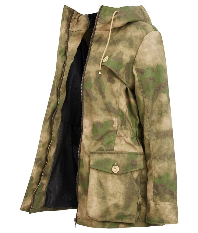 Wax Parka in Camo