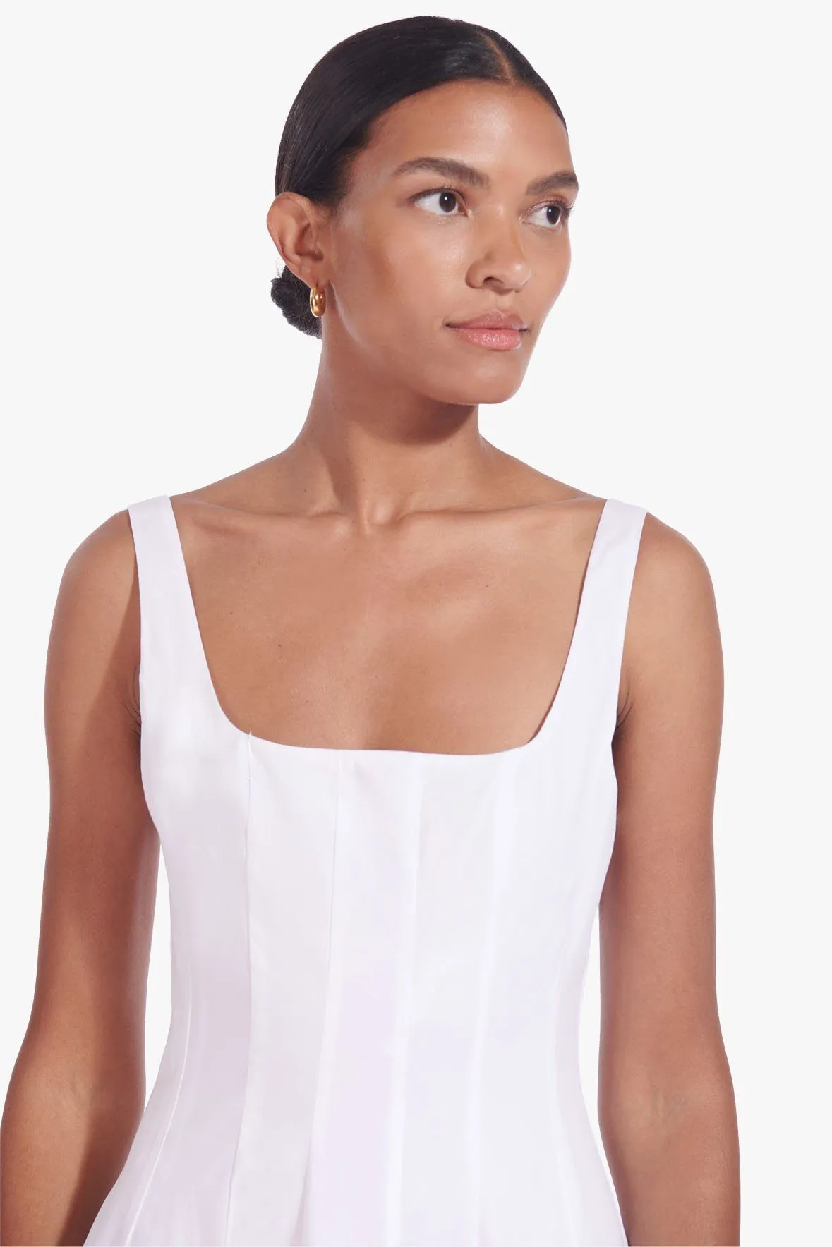 WELLS MAXI DRESS | WHITE