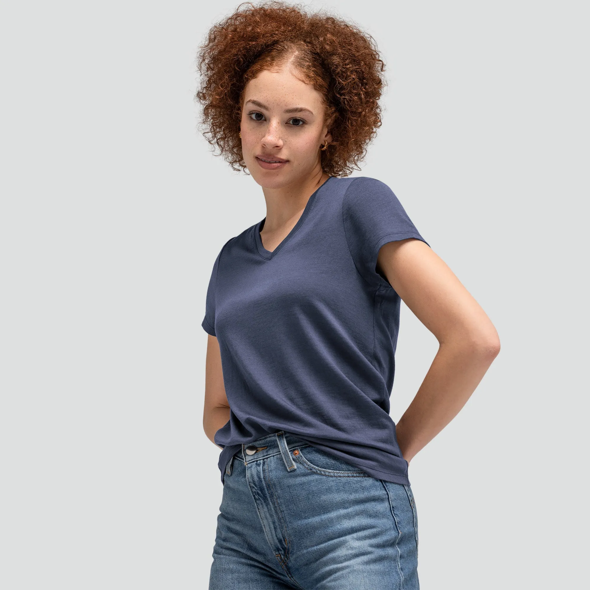 Women's Merino V-Neck T-Shirt