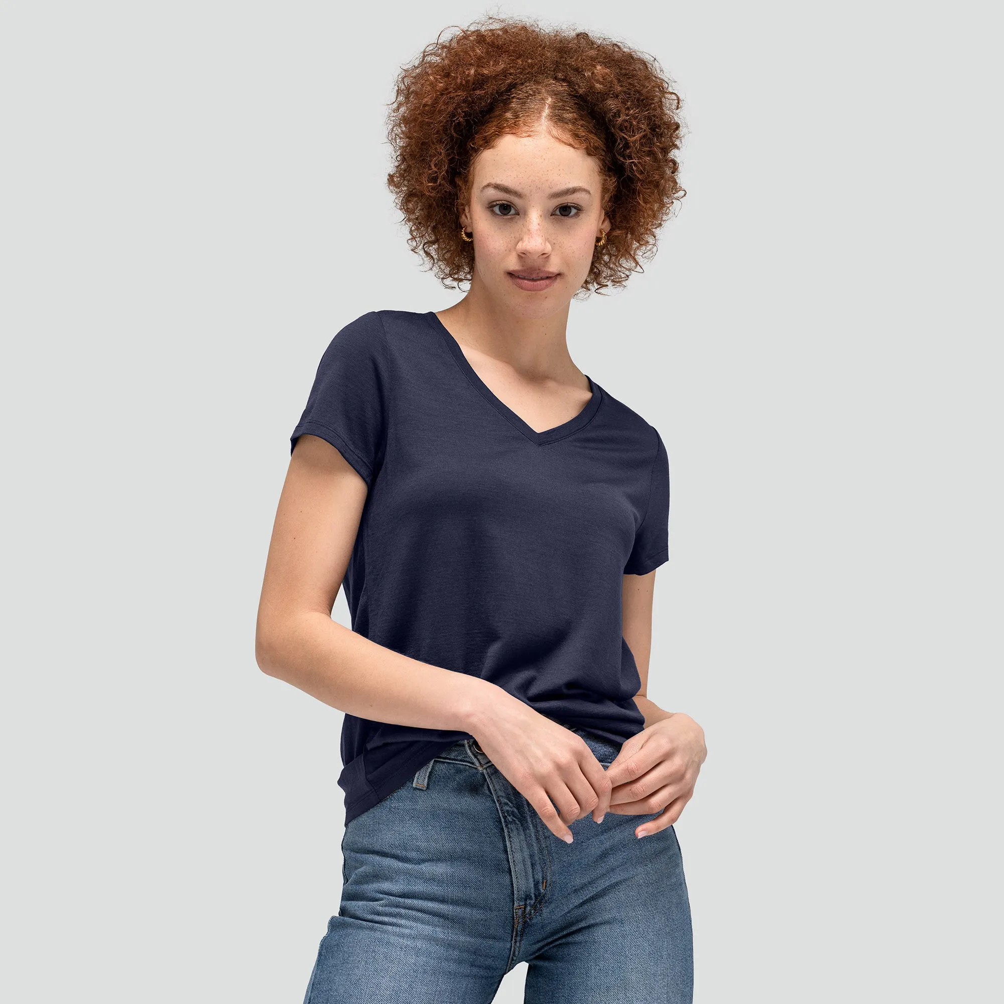 Women's Merino V-Neck T-Shirt